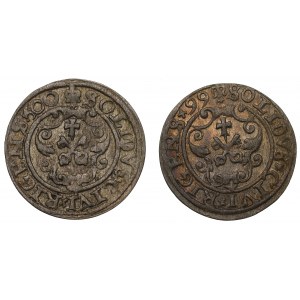Sigismund III Vasa, Set of shekels 1599-1600, Riga