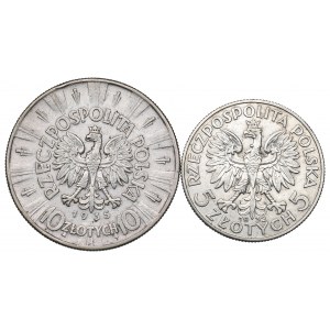 II RP, Zestaw 5-10 złotych 1932-35