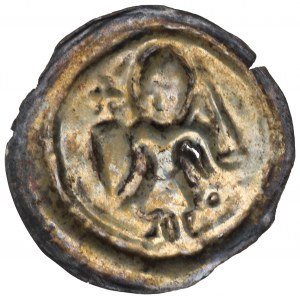 Odon Mieszkowic (1179-94)?, Kujawy, brakteat, św. Maurycy, KRZYŻ