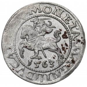 Sigismund II. Augustus, Halbpfennig 1563, Wilna - LI/LITV