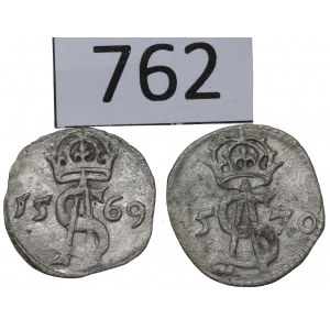 Zygmunt II August, Zestaw dwudenarów 1569-70
