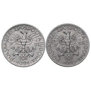 People's Republic of Poland, lot of 5 zloty 1960-71