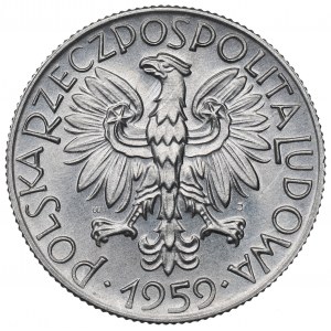 PRL, 5 złotych 1959 Rybak