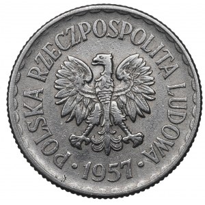Peoples Republic of Poland, 1 zloty 1957
