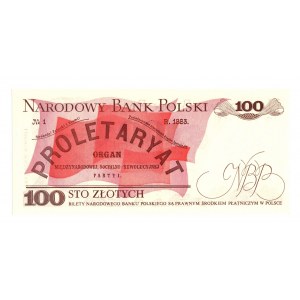 People's Republic of Poland, 100 gold 1982 HG