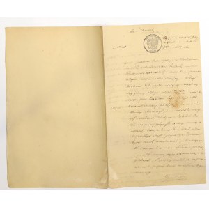 Polska, Dokument notarialny Hrubieszów 1869