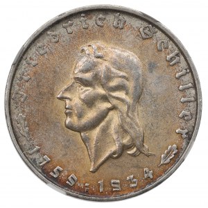 Germany, 2 mark 1934 Schiller - NGC UNC Details