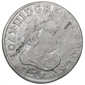 Jan III Sobieski, Szóstak 1684, Bydgoszcz - korona o 11 klejnotach na kabłąkach