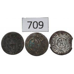 Swedish occupation of Riga, Gustavus Adolphus, Set of shekels 1625-34