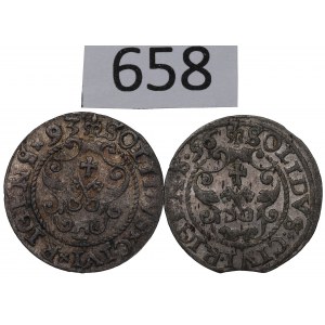 Sigismond III Vasa, série de shillings 1593-96, Riga
