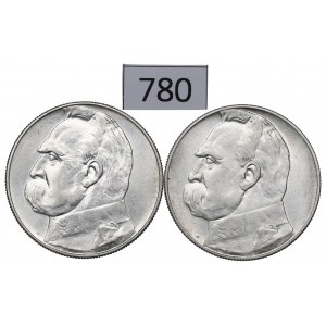 II RP, Zestaw 10 złotych 1935-37 Piłsudski