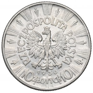II Republic of Poland, 10 zloty 1936 Pilsudski