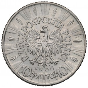 II Republic of Poland, 10 zloty 1936 Pilsudski