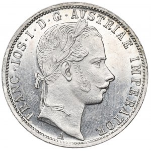 Austria-Hungary, Franz Joseph I, 1 florin 1863