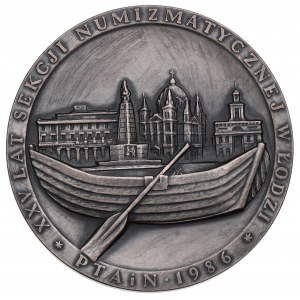 PRL, Medal Kazimierz Stronczyński 1986 - srebro .925