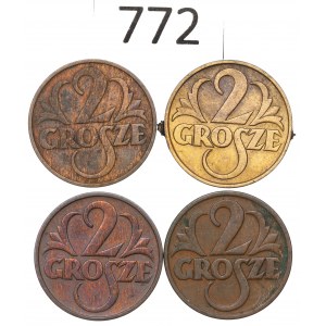 II RP, Zestaw 2 grosze 1928-34