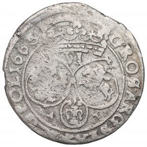 John II Casimir, 6 groschen 1663, Bromberg