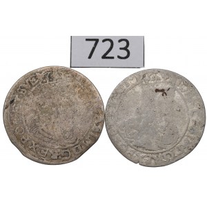 John II Casimir, lot of 6 groschen 1662-3, Lviv