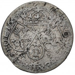 John II Casimir, 6 groschen 1663, Cracow