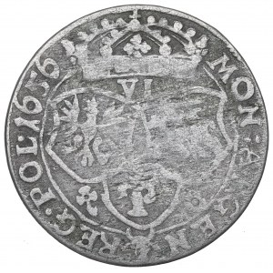 John II Casimir, 6 groschen 1656, Cracow