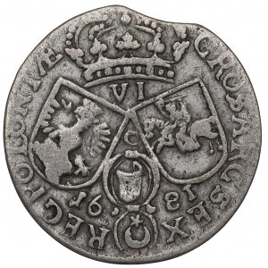 John III Sobieski, 6 groschen 1681, Cracow