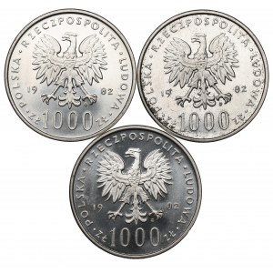 People`s Republic of Poland, lot 1000 zlotych 1982