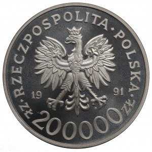 III RP, 200.000 złotych 1991 Konstytucja