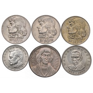 PRL, Zestaw 10-20 złotych 1969-76