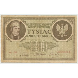 500 złotych 1919 i 1000 marek 1919