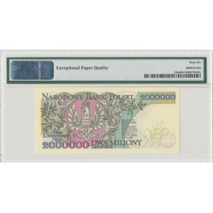 2 mln złotych 1992 z błędem  Konstytucyjy 1919r. - PMG 66 EPQ