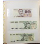 Zestaw banknotów - w tym ciekawsze (55 egz)