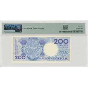 IIIRP, 200 PLN 1990 - D - PMG 66EPQ