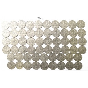 II RP, Zestaw 50 groszy 1923 (58 egz)