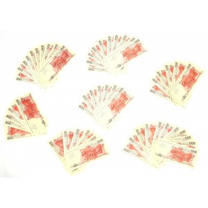 PRL, Zestaw 100 złotych 1986-88 (53 egz)