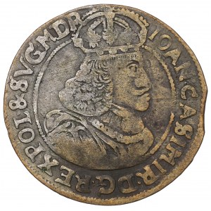 John II Casimir, 18 groschen 1658, Posen