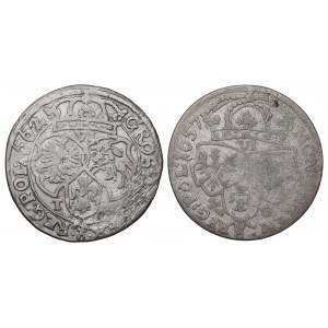 Jan II Kazimierz, Zestaw szóstaków 1657-62