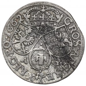 John II Casimir, 6 groschen 1662, Cracow