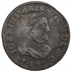 Jan III Sobieski, Szóstak 1684, Bydgoszcz - korona o 12 klejnotach na kabłąkach