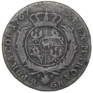 Stanislaus Augustus, 8 groschen 1767