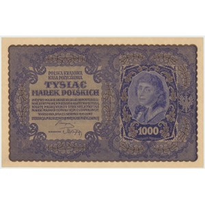 II RP, 1000 marek polskich 1919 III SERJA D