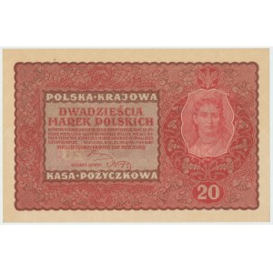 II RP, 20 marek polskich 1919 II SERJA CO