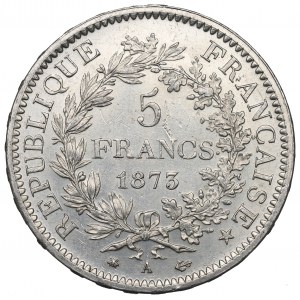 France, 5 francs 1873