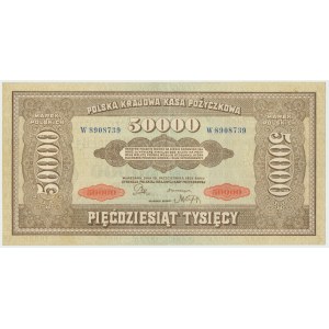 II RP, 50.000 marek polskich 1922 W