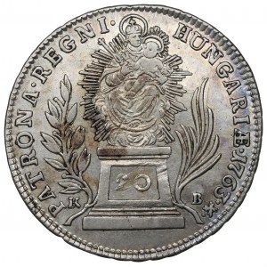 Hungary, 20 kreuzer 1763