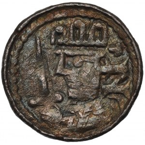 Bolesław II Śmiały (1058-80), Kraków, denar królewski, litera Z i krzyżyk