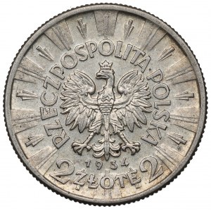 II Republic of Poland, 2 zloty 1934 Pilsudski