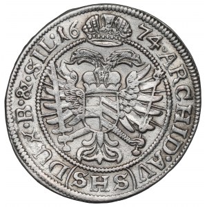 Schlesien under Habsburg, Leopold I, 6 kreuzer 1674, Breslau