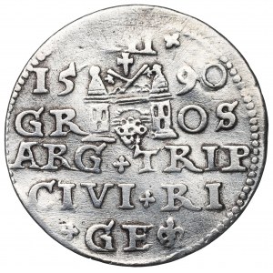Sigismund III, 3 groschen 1595, Riga