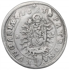 Hungary, 15 kreuzer 1683