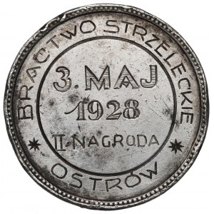 II RP, Ostrów shooting fraternity award medal 1928